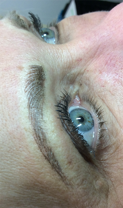 After Permanent Eyebrow