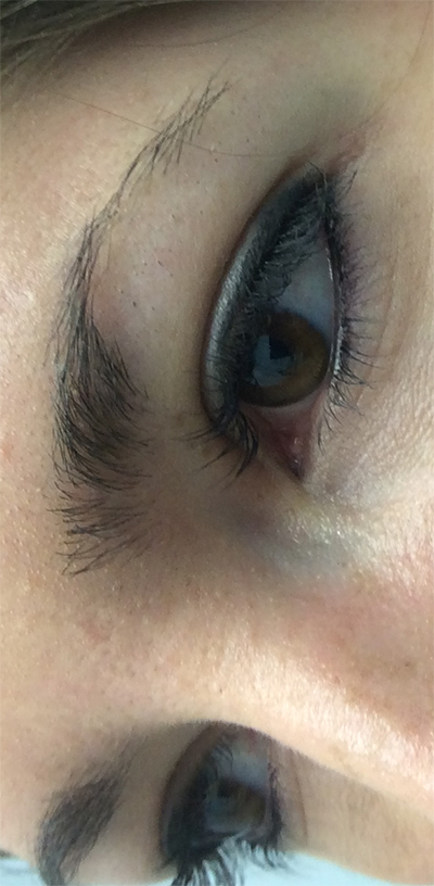 Before Permanent Eyebrow